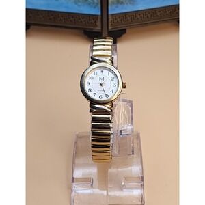 Vintage MC TIMETREND German Ladie's‎ Watch Gold Tone New Battery FREE $HIPPING!